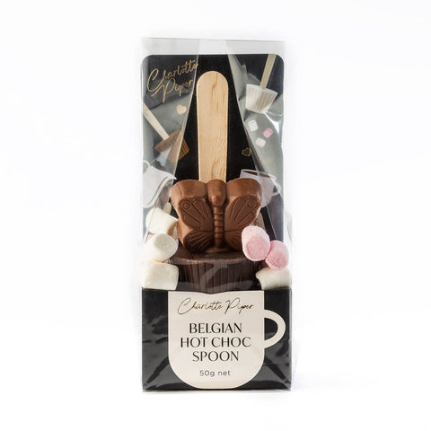 Charlotte Piper Hot Chocolate Spoon (Butterfly) - Milk 50g