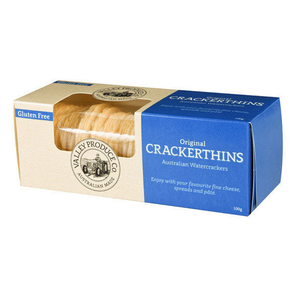 VPC Crackerthins Gluten Free Original 100g Bendigo Fresh