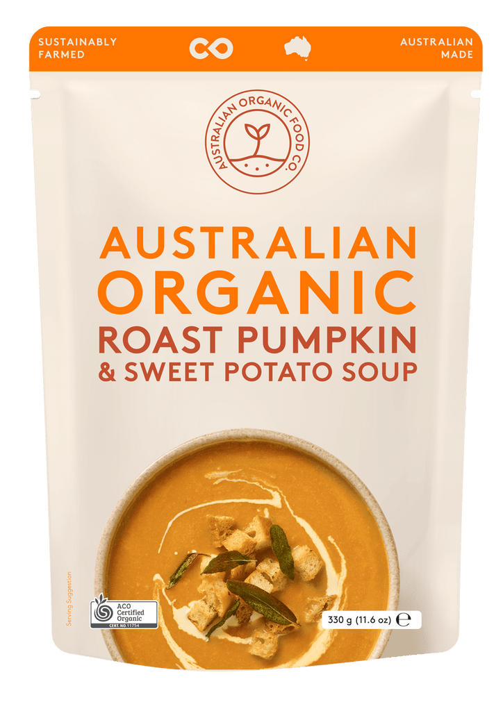 Roast Pumpkin & Sweet Potato Soup - Australian Organic