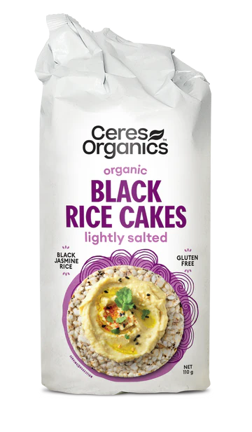 Organic Black Rice Cakes - Ceres