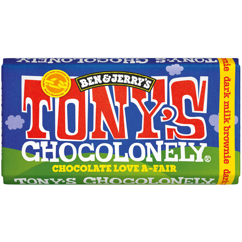 Dark Milk Brownie Ben & Jerry's  180g - Tony's Chocolonely