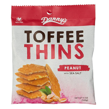 Danny's Toffee Thins - Peanut & Sea Salt