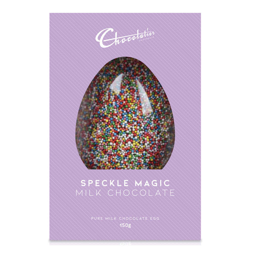 Chocolatier Speckle Magic Milk Chocolate Egg 150g