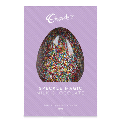 Chocolatier Speckle Magic Milk Chocolate Egg 150g