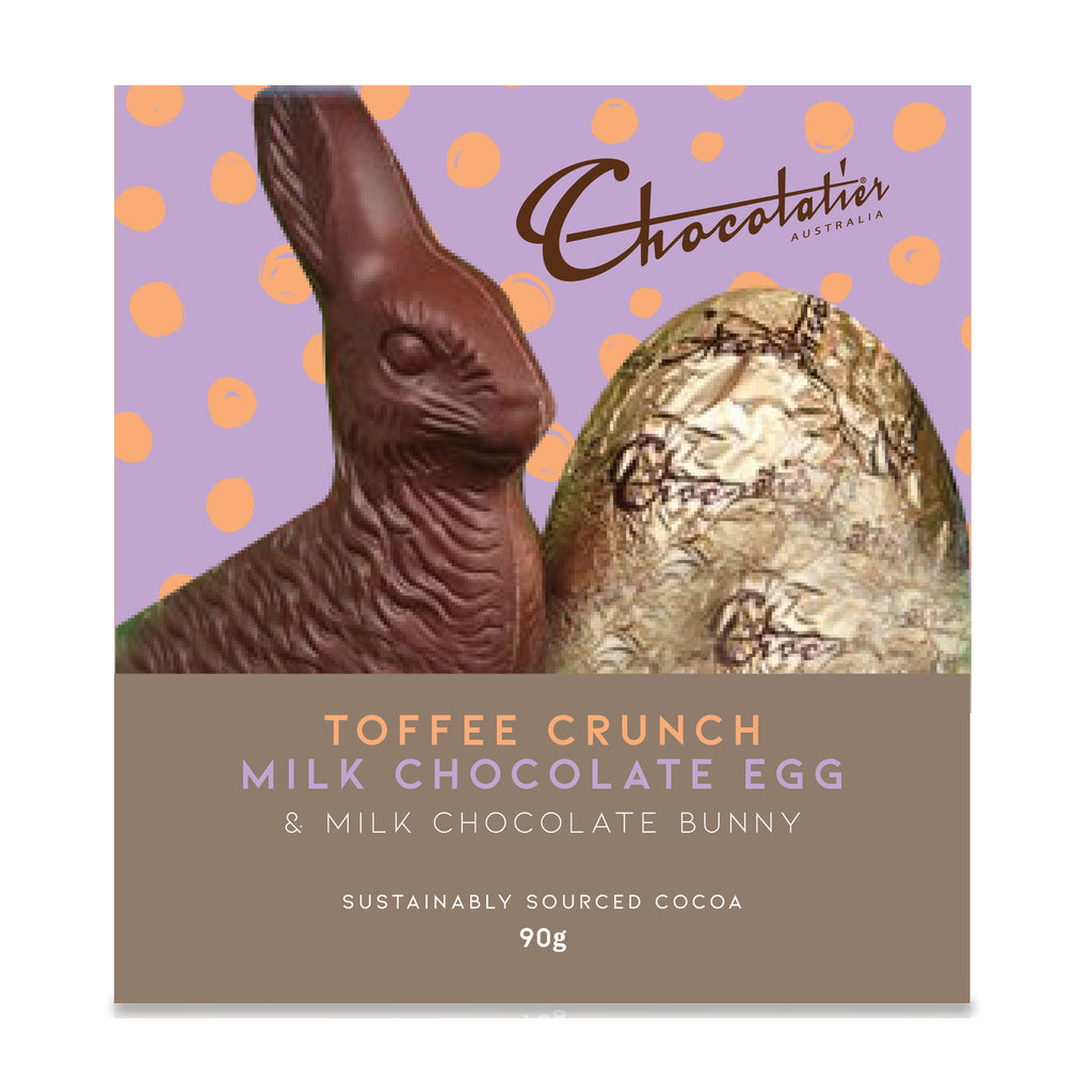 Toffee Crunchy Milk Egg & Bunny 90g