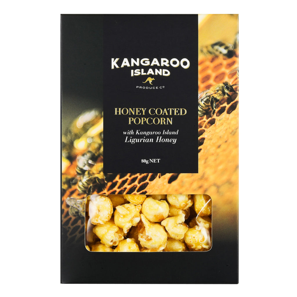 Honey Coated Popcorn 80g - Kangaroo Isalnd