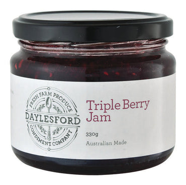 Daylesford Cond. Co Triple Berry Jam 330g