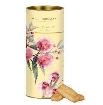 Australian Gumnut Blossom Shortbread Tube 180g - VPC