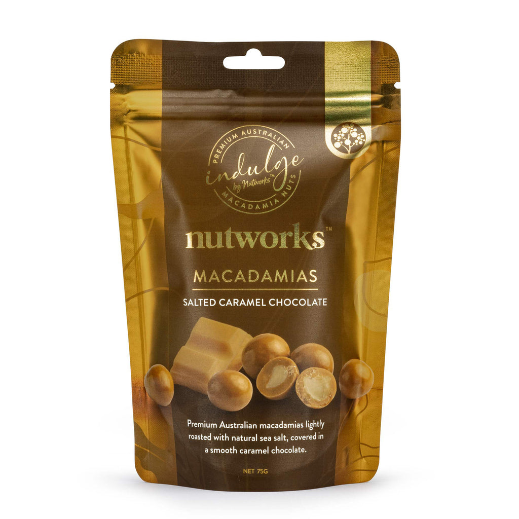 Macadamias Salted Caramel Chocolate - Nutworks