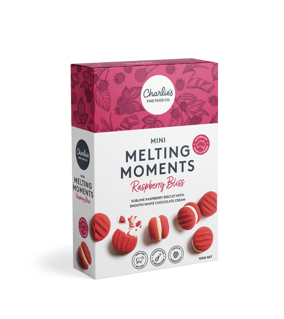 Charlies Melting Moments Raspberry Bliss 200g