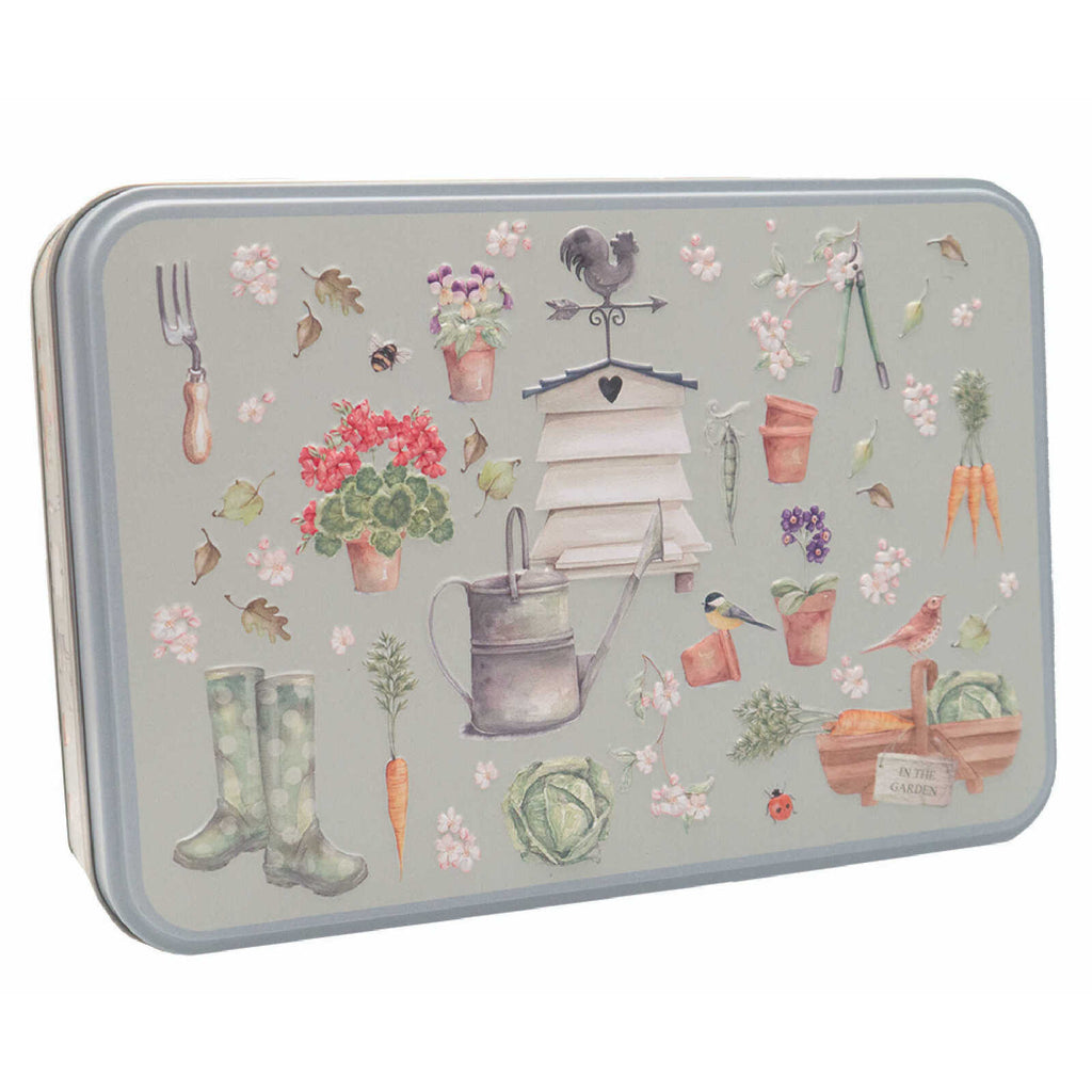 Grandma Wilds Embossed Garden & Beehive Tin 150g