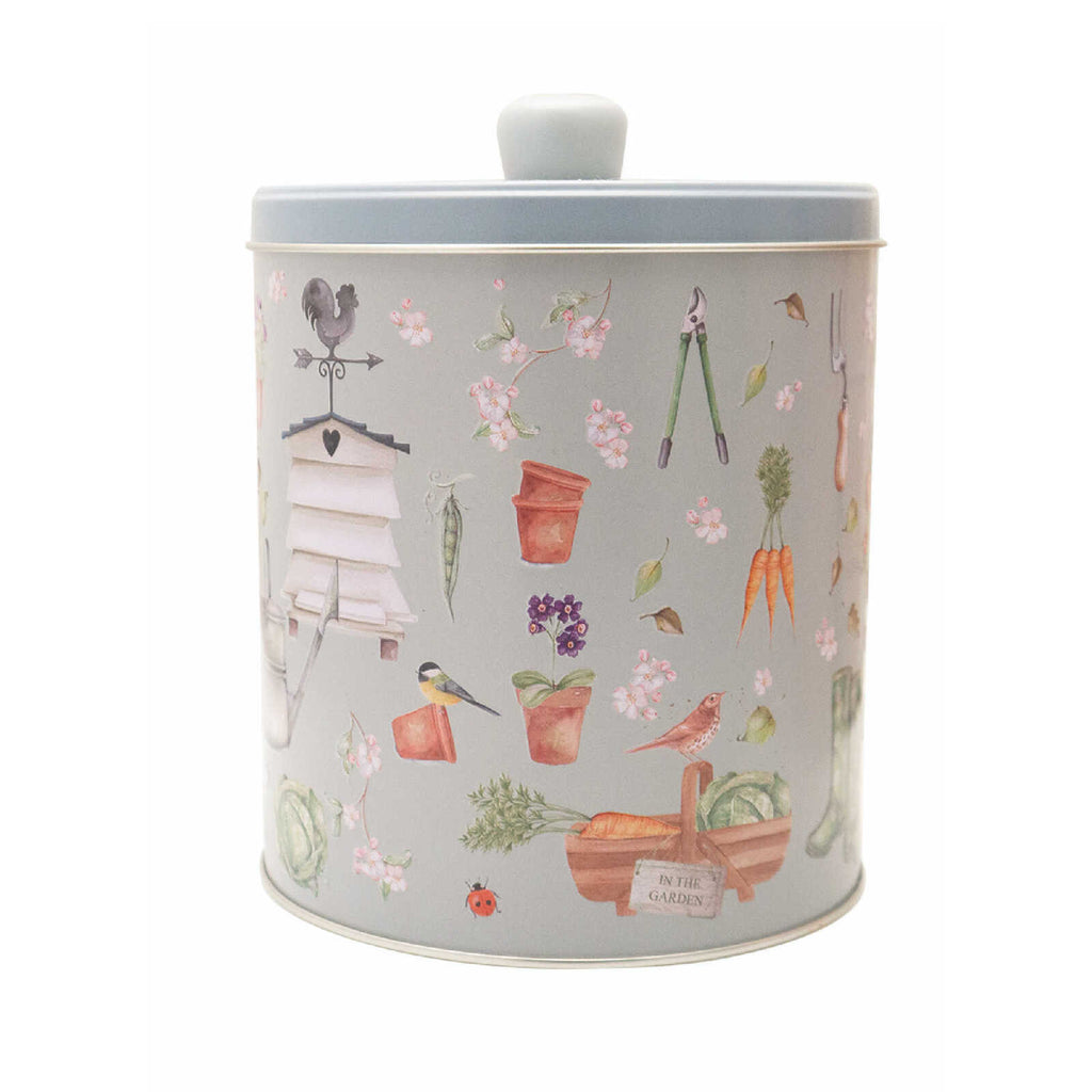 Grandma Wild's Embossed Garden & Beehive Tin 300g