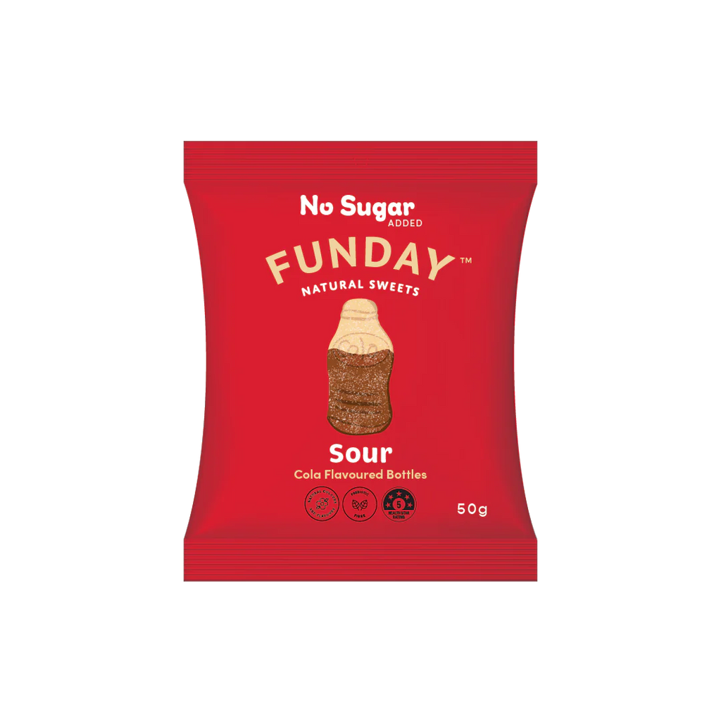 Funday - Sour Cola Bottles 50g