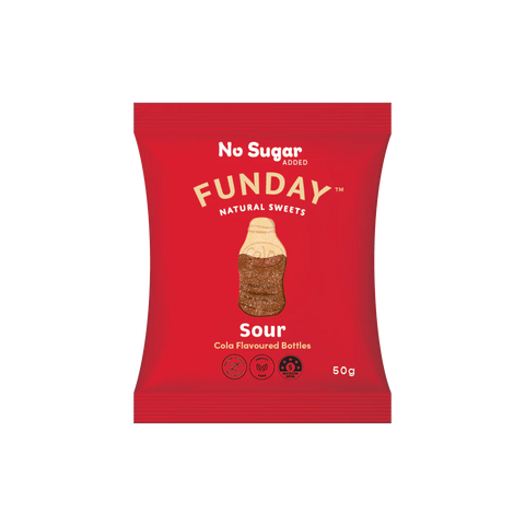 Funday - Sour Cola Bottles 50g