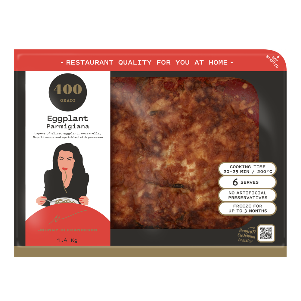 Eggplant Parmigiana 1.4kg - 400 Gradi