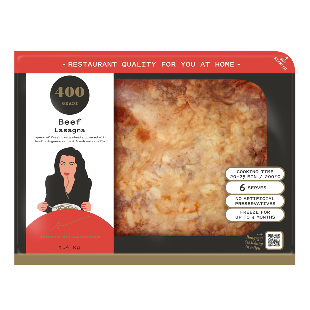 Beef Lasagne 1.4kg - 400 Gradi