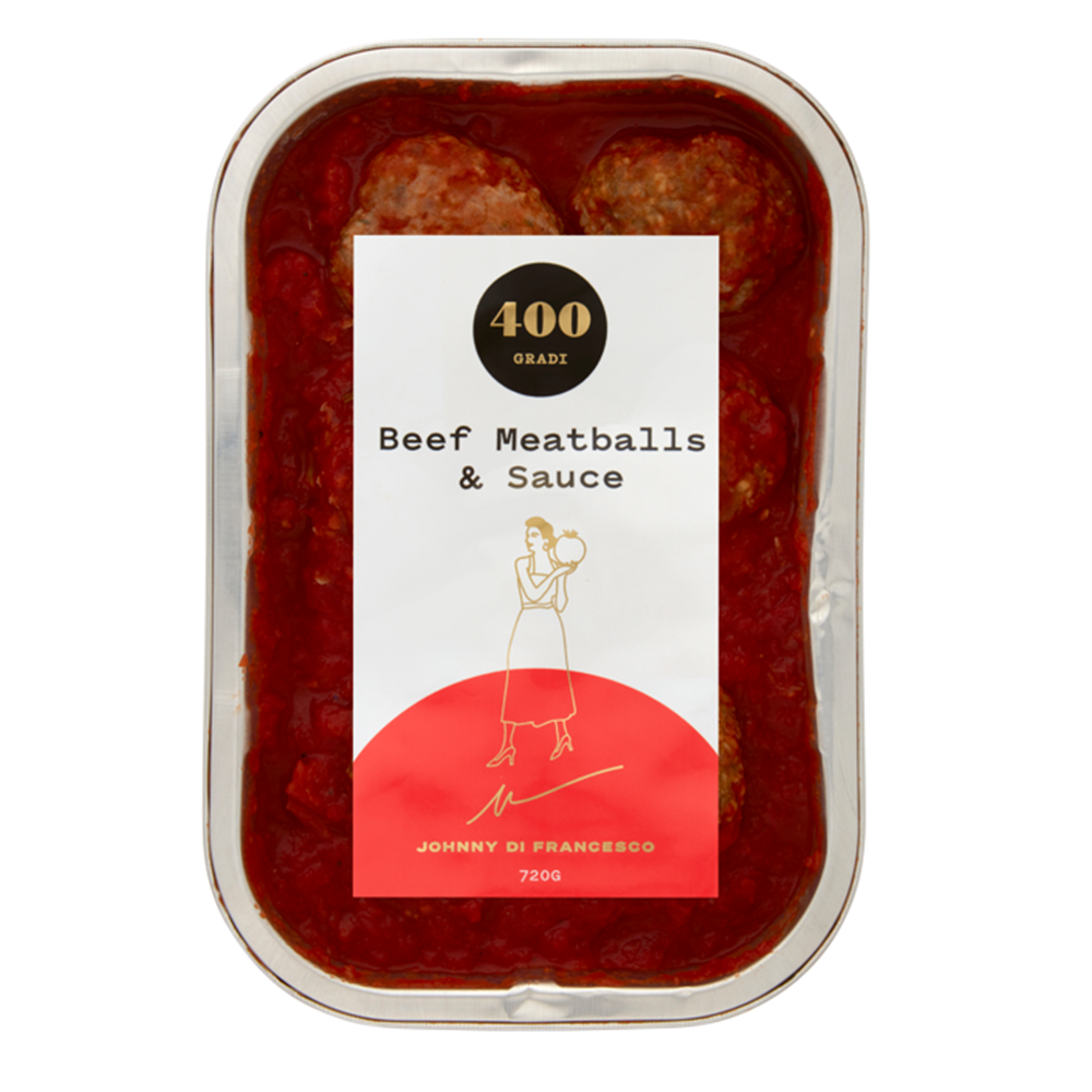 Beef Meatballs & Sauce 720g - 400 Gradi