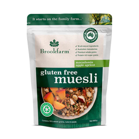 Macadamia Apple & Apricot Muesli - Gluten Free