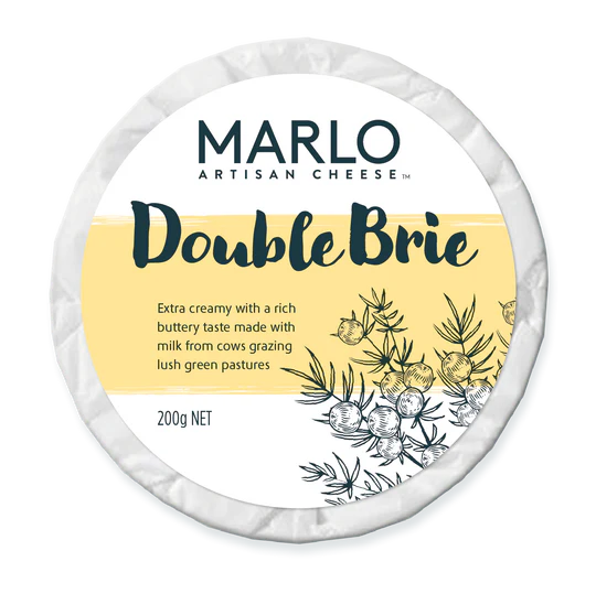 Double Brie 200g - Marlo Artisan Cheese