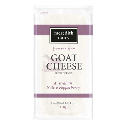 Meredith Dairy - Goat Cheese Chevre Pepperberry 150g