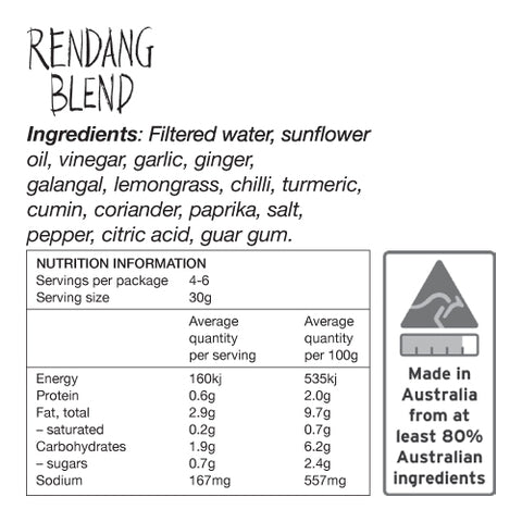 Rendang Recipe Base 175g