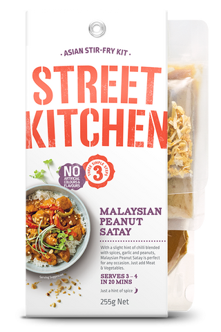 Malaysian Peanut Satay - Street Kitchen