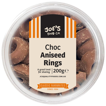 Choc Aniseed Rings