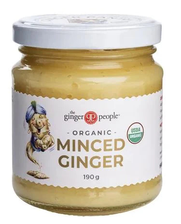 Organic Minced Ginger 190g - The Ginger People