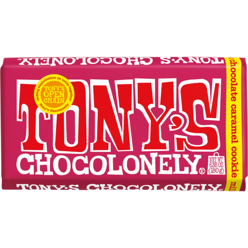 Caramel Cookie 180g- Tony's Chocolonely
