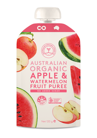 Apple & Watermelon Fruit Puree - Australian Organic