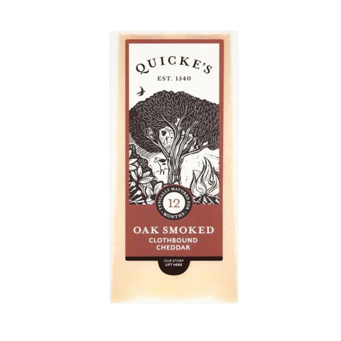 Quickes - Oak Smoked Clothbound Cheddar